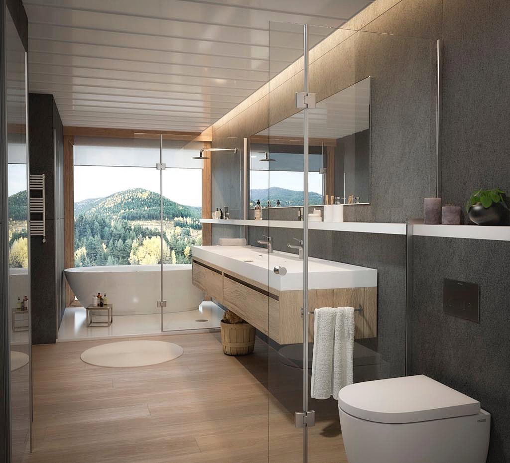 T'imagines prendre un bany després d'un llarg dia, on relaxar-se rima amb la bellesa de les muntanyes? 🛁
